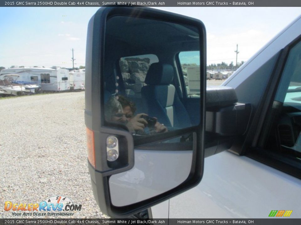 2015 GMC Sierra 2500HD Double Cab 4x4 Chassis Summit White / Jet Black/Dark Ash Photo #5