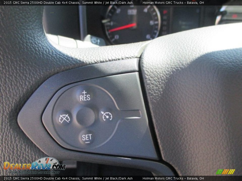 2015 GMC Sierra 2500HD Double Cab 4x4 Chassis Summit White / Jet Black/Dark Ash Photo #10