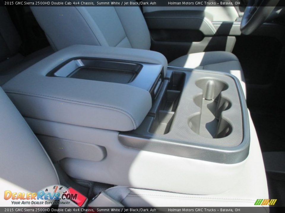 2015 GMC Sierra 2500HD Double Cab 4x4 Chassis Summit White / Jet Black/Dark Ash Photo #21