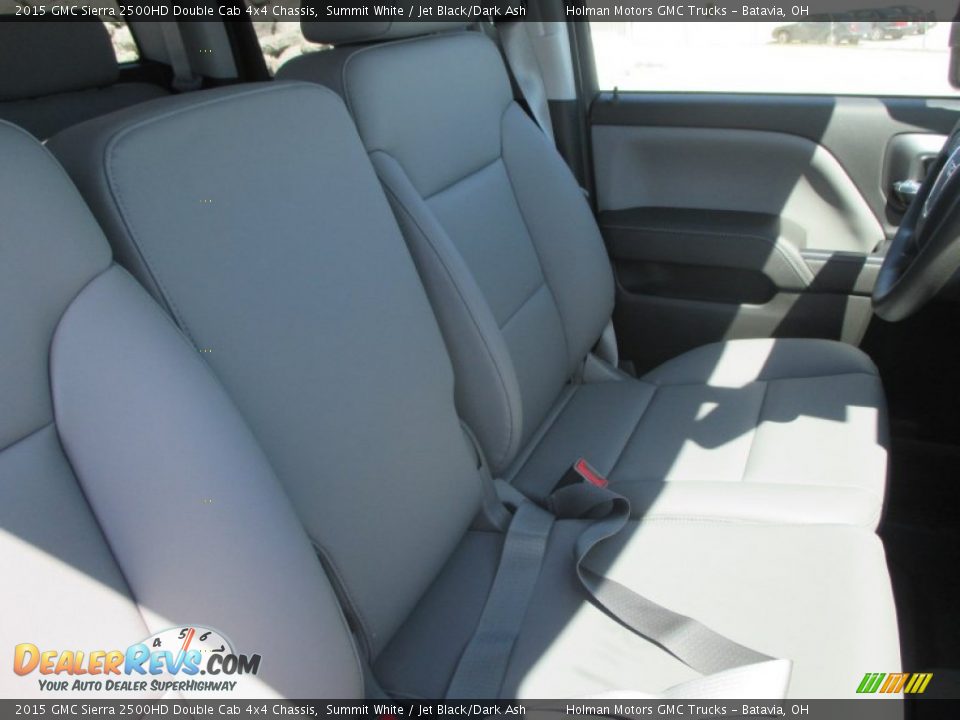 2015 GMC Sierra 2500HD Double Cab 4x4 Chassis Summit White / Jet Black/Dark Ash Photo #22