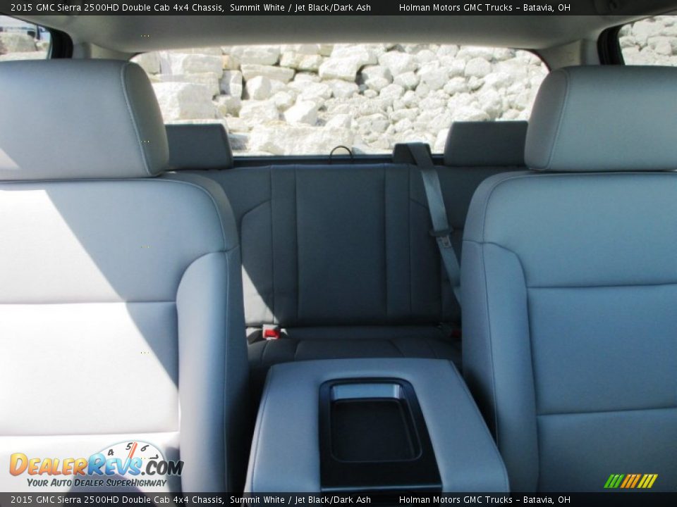 2015 GMC Sierra 2500HD Double Cab 4x4 Chassis Summit White / Jet Black/Dark Ash Photo #23