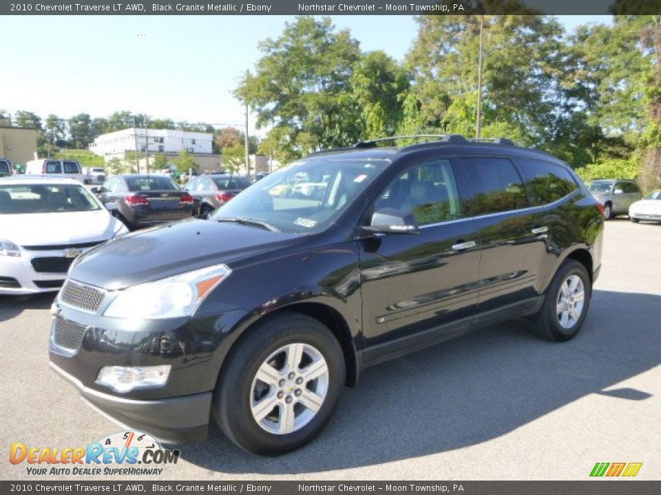 2010 Chevrolet Traverse LT AWD Black Granite Metallic / Ebony Photo #1