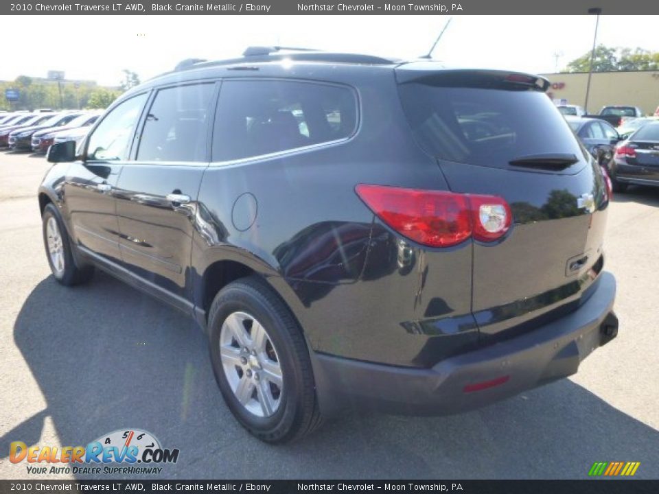 2010 Chevrolet Traverse LT AWD Black Granite Metallic / Ebony Photo #2