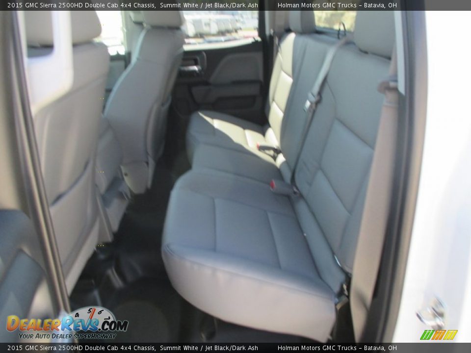 2015 GMC Sierra 2500HD Double Cab 4x4 Chassis Summit White / Jet Black/Dark Ash Photo #14