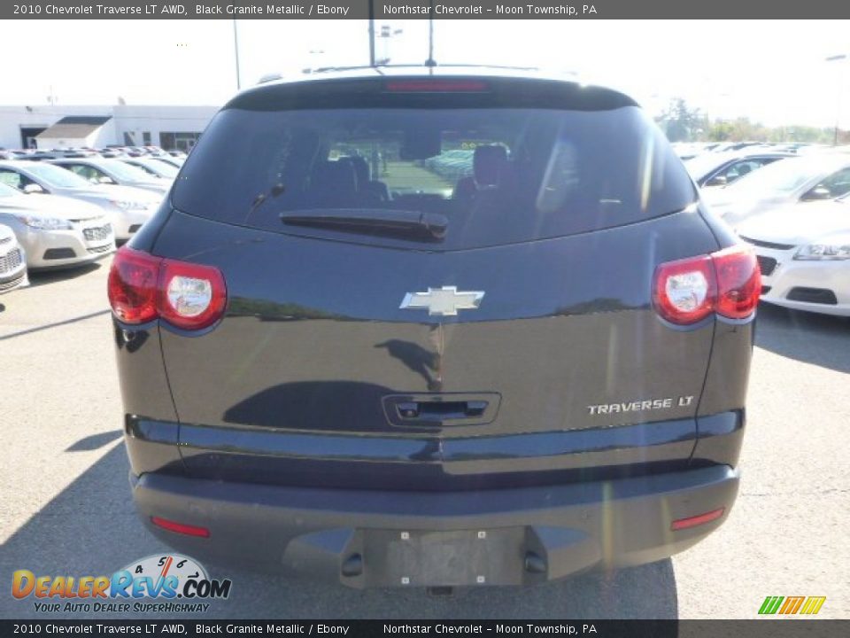 2010 Chevrolet Traverse LT AWD Black Granite Metallic / Ebony Photo #3