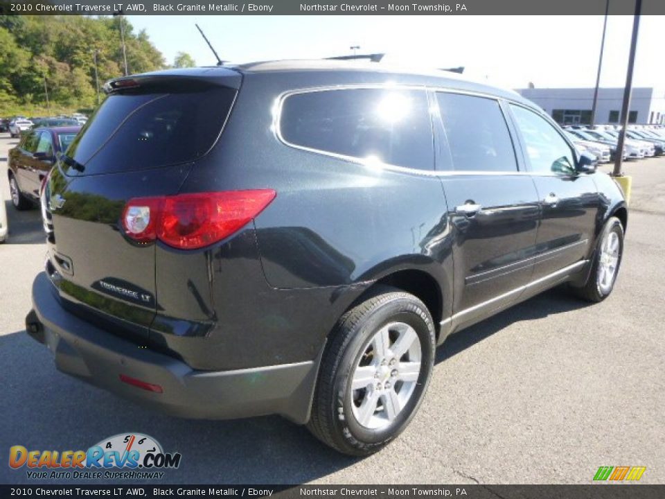 2010 Chevrolet Traverse LT AWD Black Granite Metallic / Ebony Photo #4