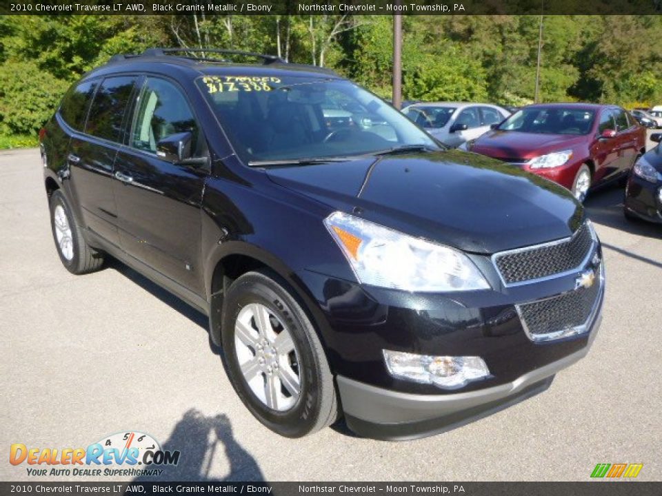 2010 Chevrolet Traverse LT AWD Black Granite Metallic / Ebony Photo #5