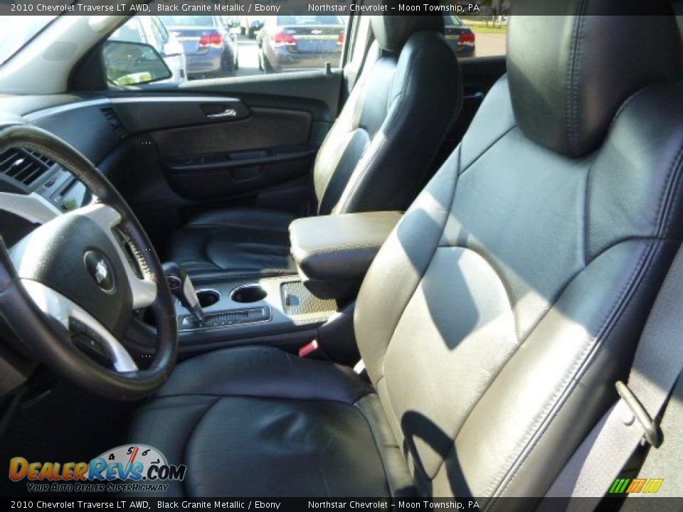 2010 Chevrolet Traverse LT AWD Black Granite Metallic / Ebony Photo #7