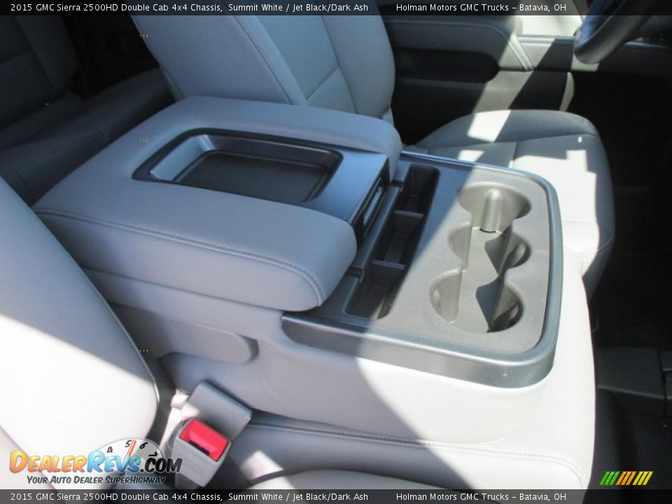2015 GMC Sierra 2500HD Double Cab 4x4 Chassis Summit White / Jet Black/Dark Ash Photo #20