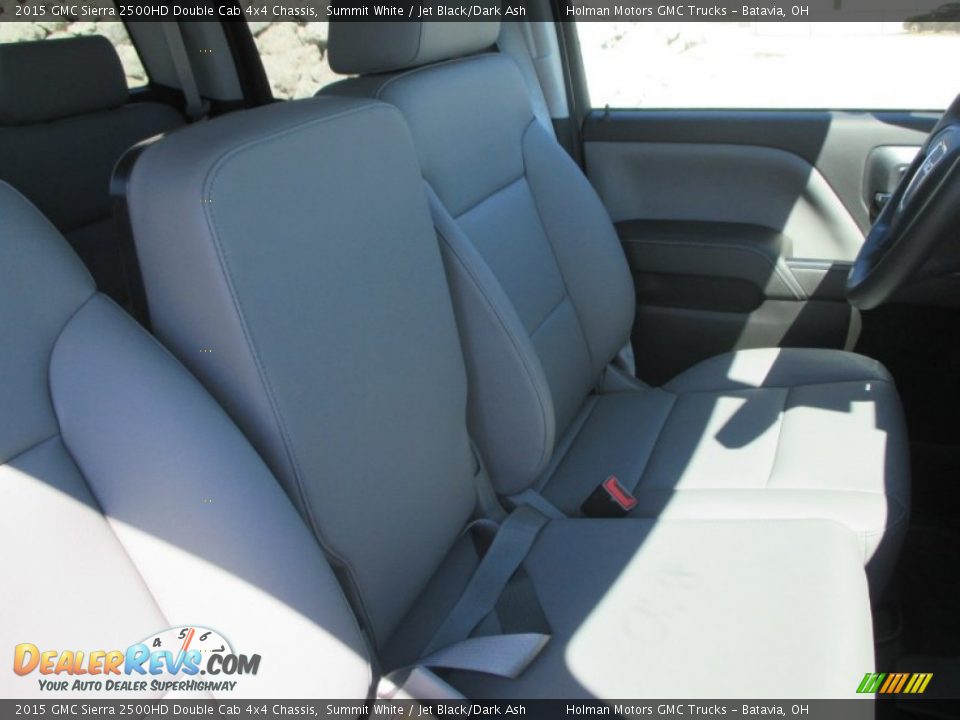 2015 GMC Sierra 2500HD Double Cab 4x4 Chassis Summit White / Jet Black/Dark Ash Photo #21