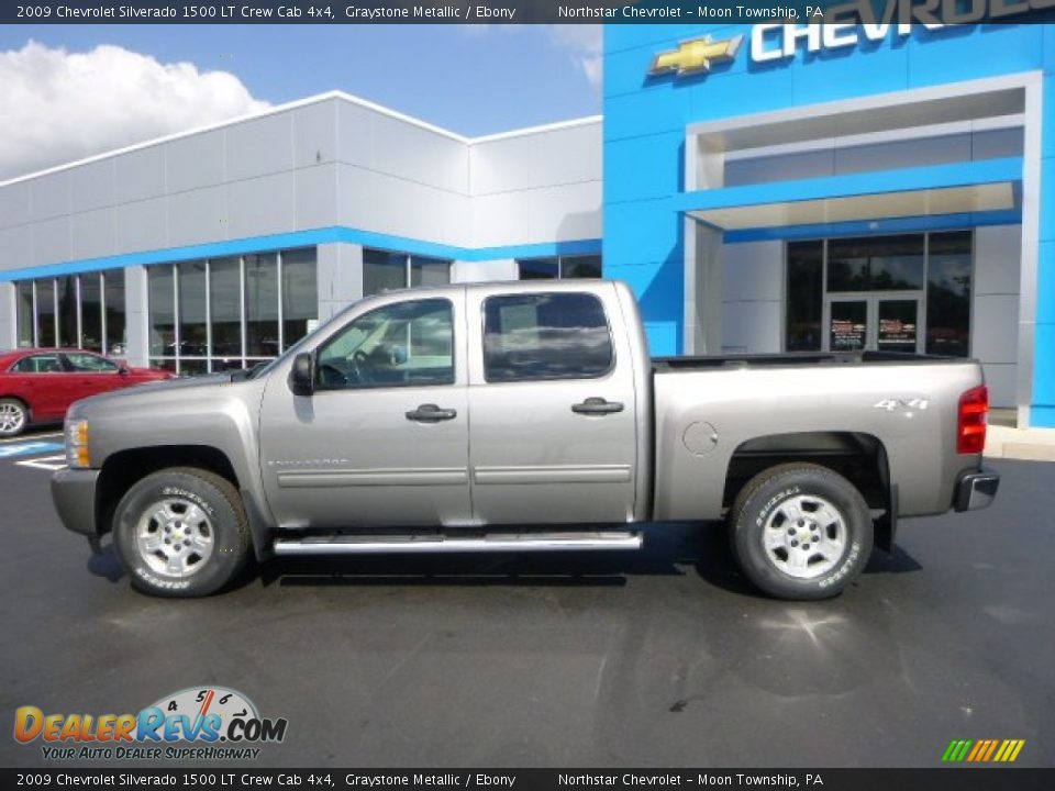 2009 Chevrolet Silverado 1500 LT Crew Cab 4x4 Graystone Metallic / Ebony Photo #2