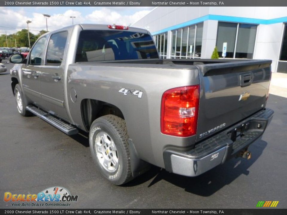 2009 Chevrolet Silverado 1500 LT Crew Cab 4x4 Graystone Metallic / Ebony Photo #3
