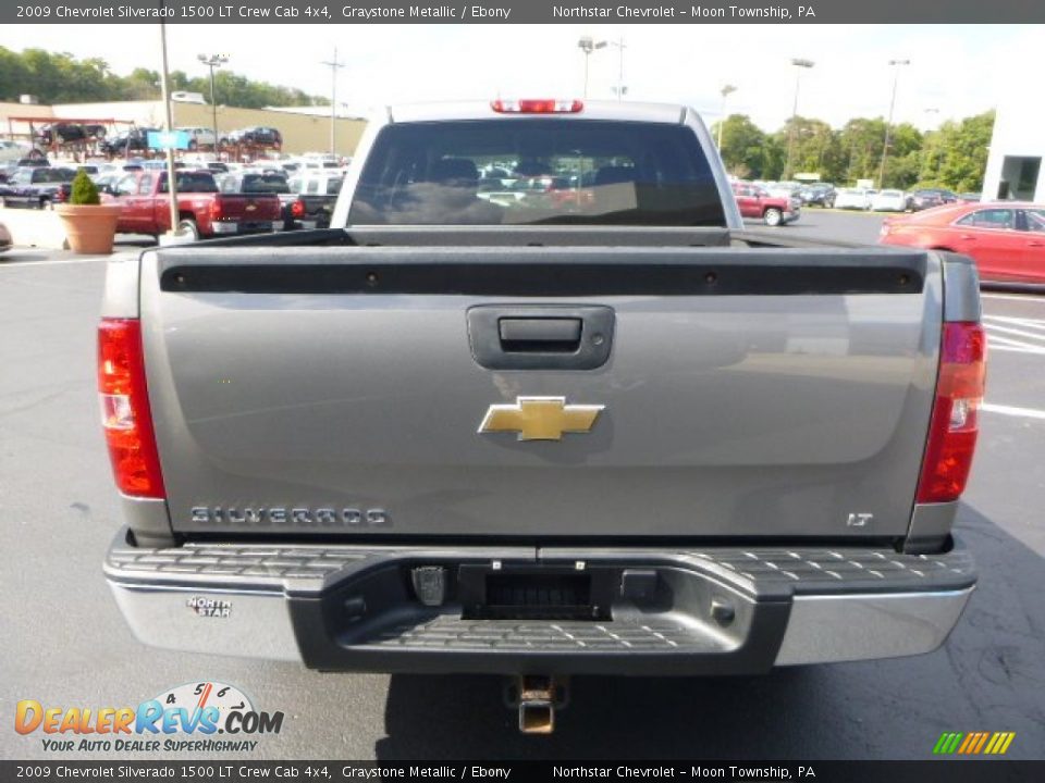 2009 Chevrolet Silverado 1500 LT Crew Cab 4x4 Graystone Metallic / Ebony Photo #4