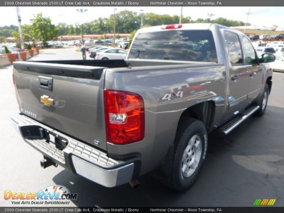 2009 Chevrolet Silverado 1500 LT Crew Cab 4x4 Graystone Metallic / Ebony Photo #5