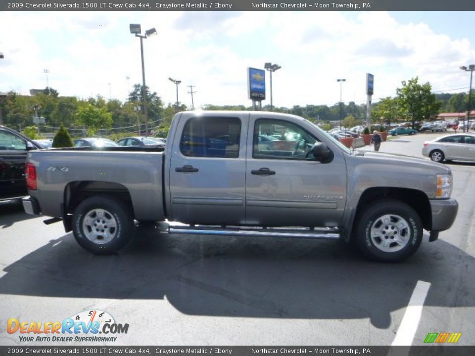 2009 Chevrolet Silverado 1500 LT Crew Cab 4x4 Graystone Metallic / Ebony Photo #6