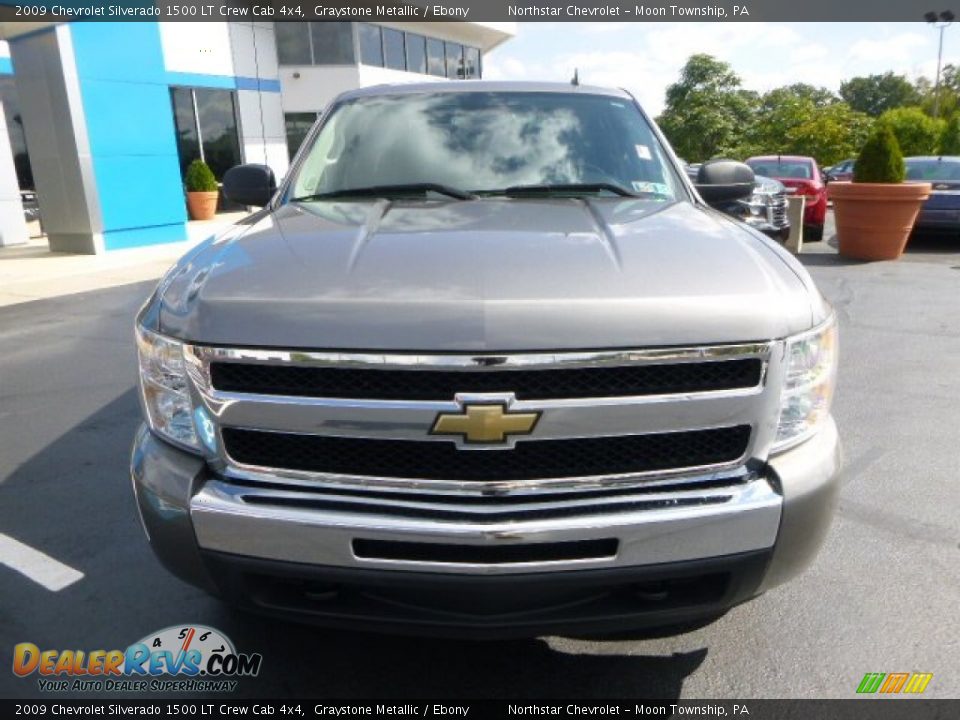 2009 Chevrolet Silverado 1500 LT Crew Cab 4x4 Graystone Metallic / Ebony Photo #8