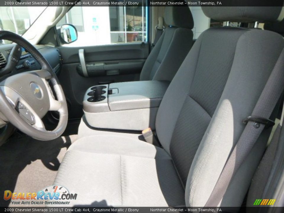 2009 Chevrolet Silverado 1500 LT Crew Cab 4x4 Graystone Metallic / Ebony Photo #11
