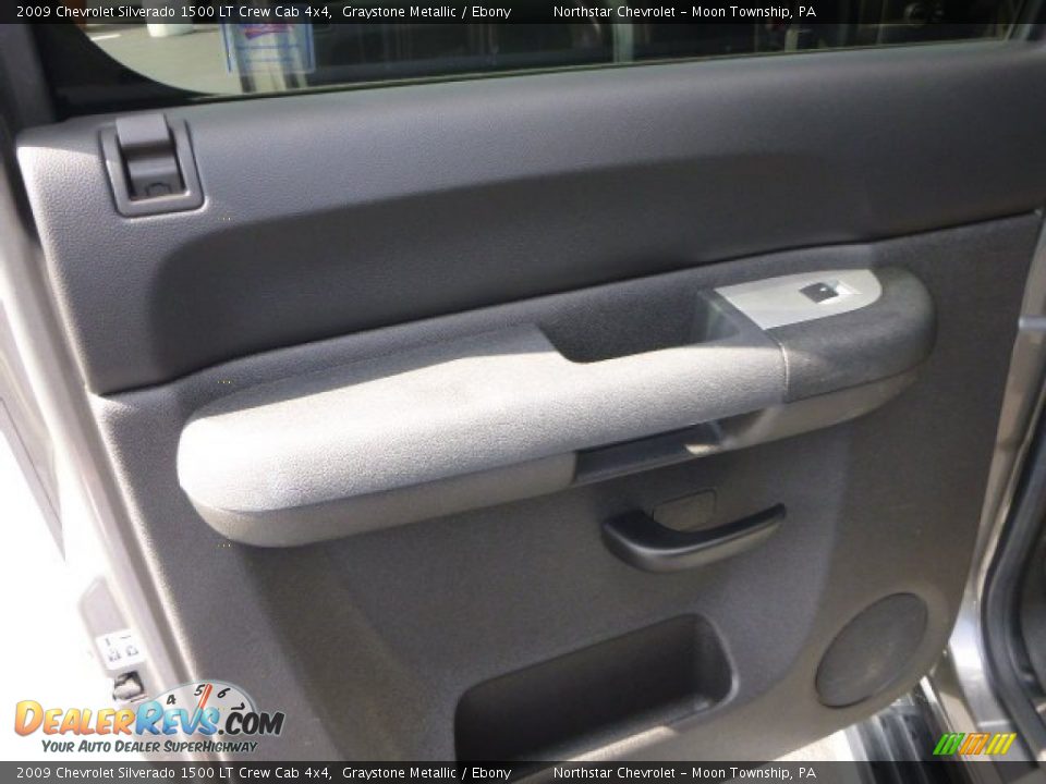 2009 Chevrolet Silverado 1500 LT Crew Cab 4x4 Graystone Metallic / Ebony Photo #14
