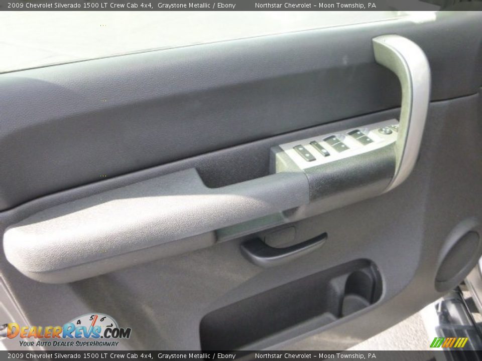 2009 Chevrolet Silverado 1500 LT Crew Cab 4x4 Graystone Metallic / Ebony Photo #15