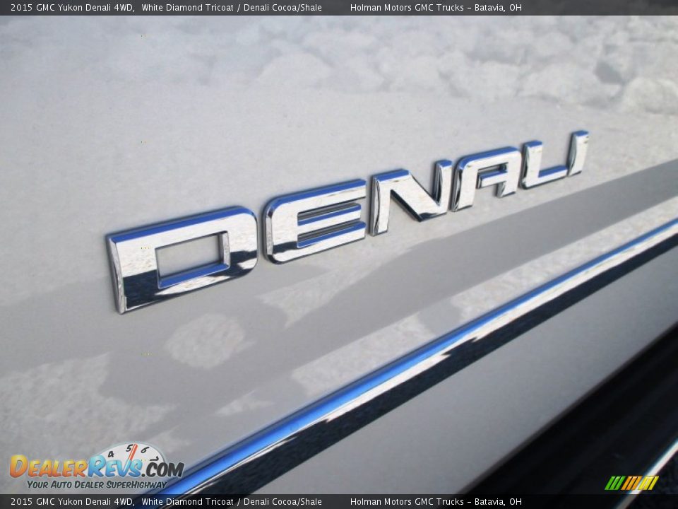 2015 GMC Yukon Denali 4WD White Diamond Tricoat / Denali Cocoa/Shale Photo #4