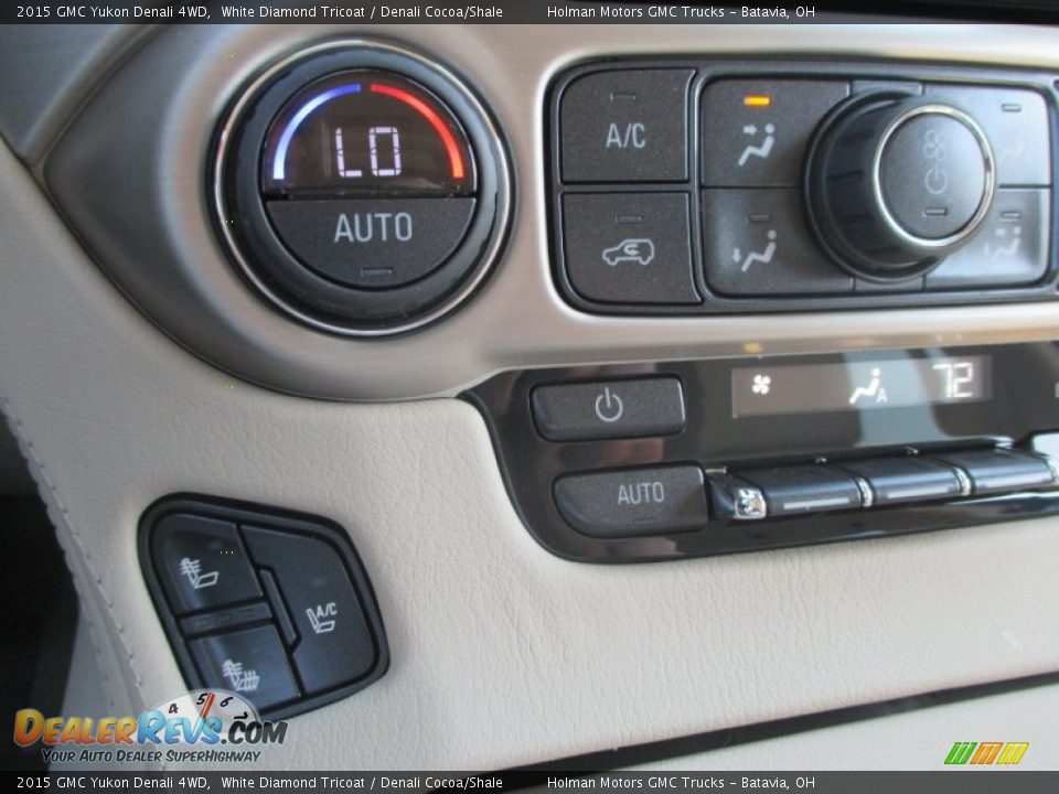 2015 GMC Yukon Denali 4WD White Diamond Tricoat / Denali Cocoa/Shale Photo #15