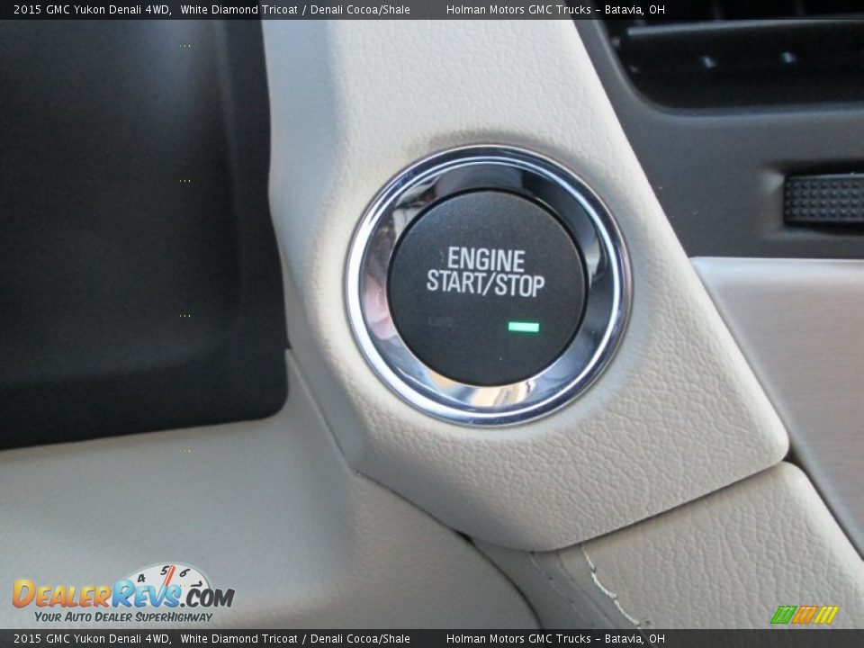 2015 GMC Yukon Denali 4WD White Diamond Tricoat / Denali Cocoa/Shale Photo #20