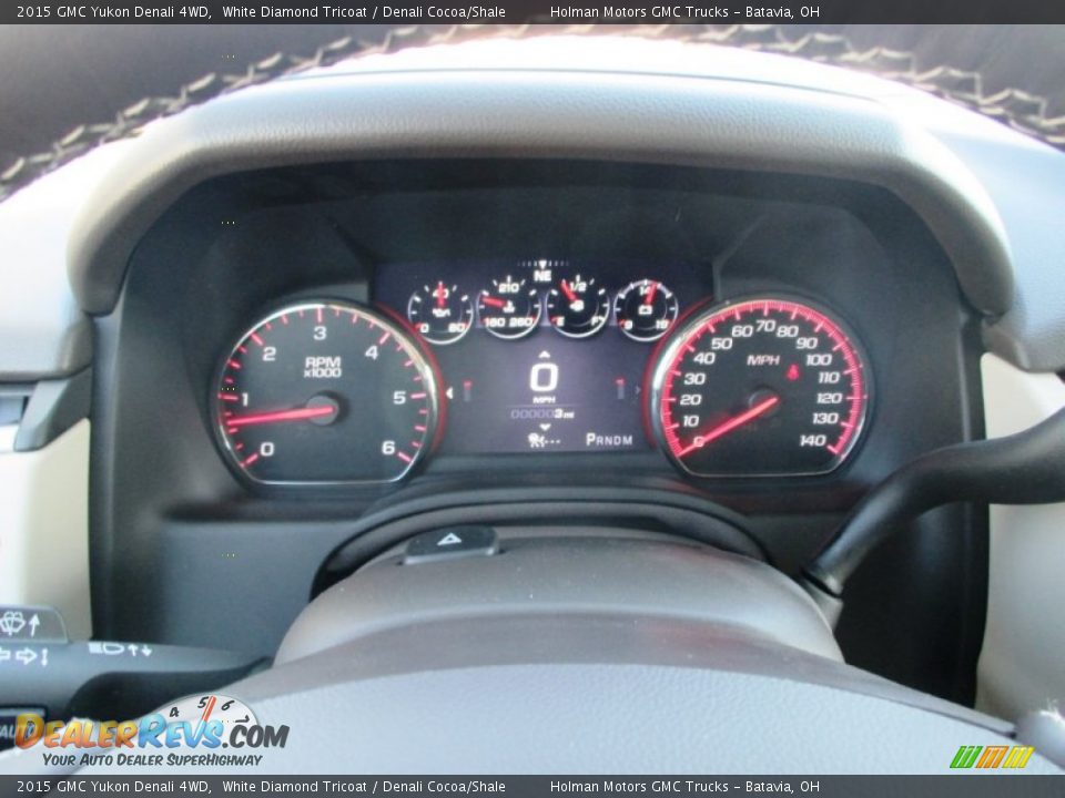 2015 GMC Yukon Denali 4WD White Diamond Tricoat / Denali Cocoa/Shale Photo #23