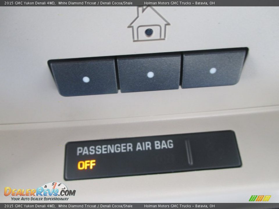 2015 GMC Yukon Denali 4WD White Diamond Tricoat / Denali Cocoa/Shale Photo #31