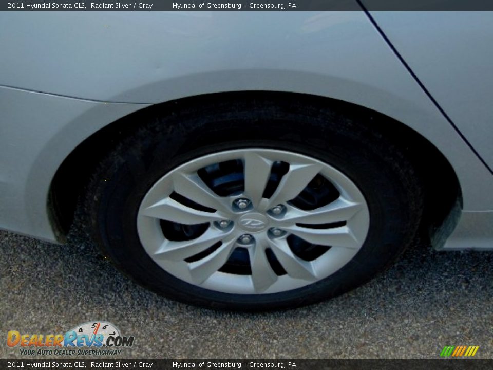 2011 Hyundai Sonata GLS Radiant Silver / Gray Photo #3