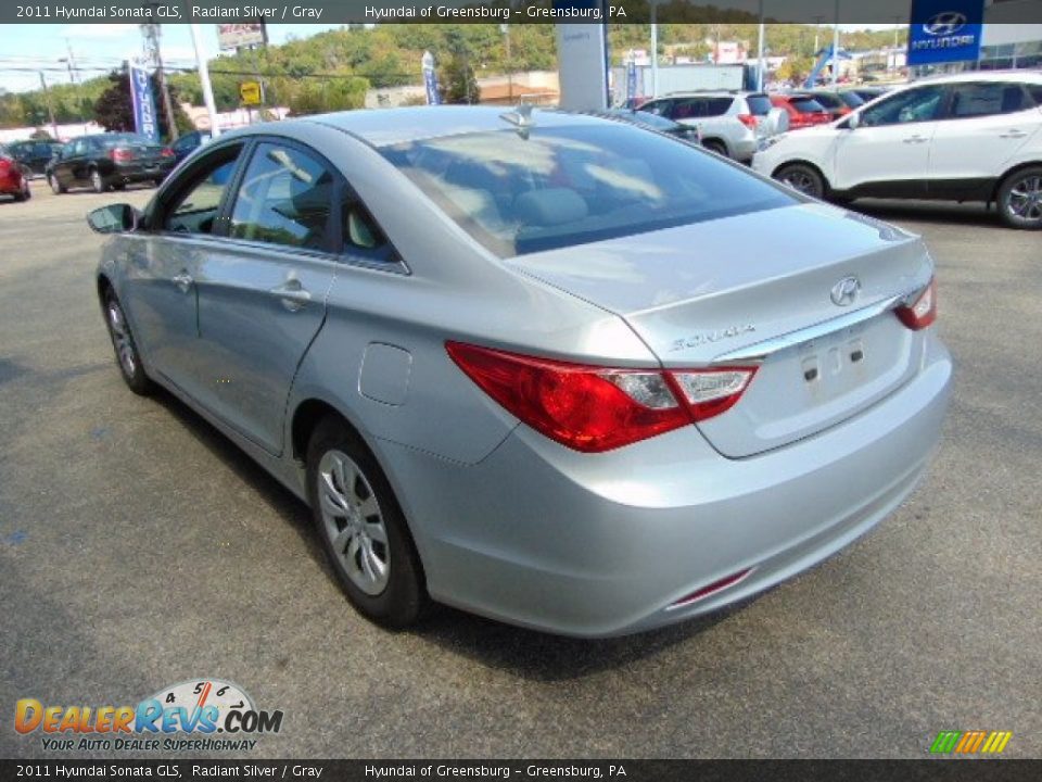 2011 Hyundai Sonata GLS Radiant Silver / Gray Photo #6