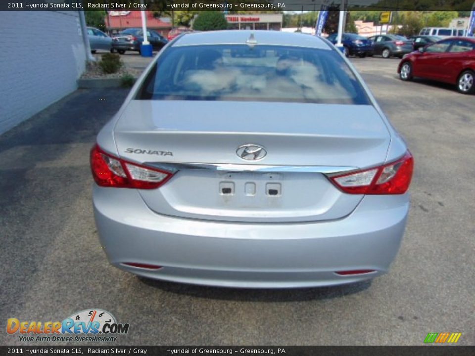 2011 Hyundai Sonata GLS Radiant Silver / Gray Photo #7