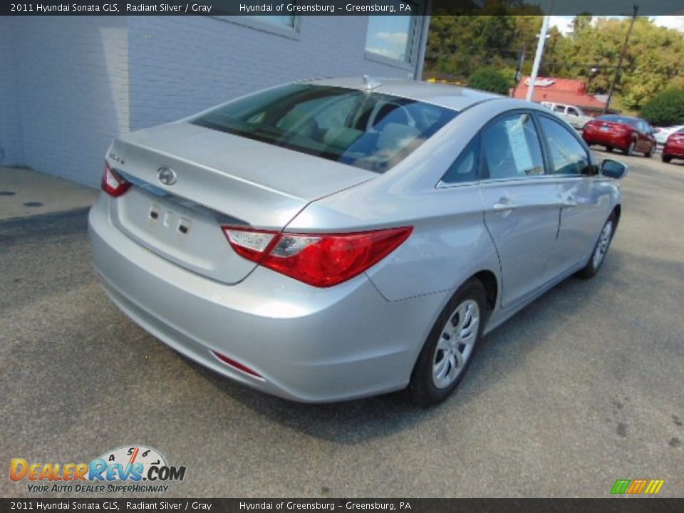 2011 Hyundai Sonata GLS Radiant Silver / Gray Photo #8