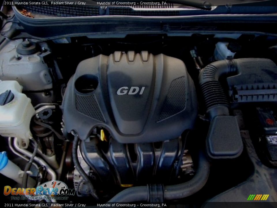 2011 Hyundai Sonata GLS Radiant Silver / Gray Photo #9