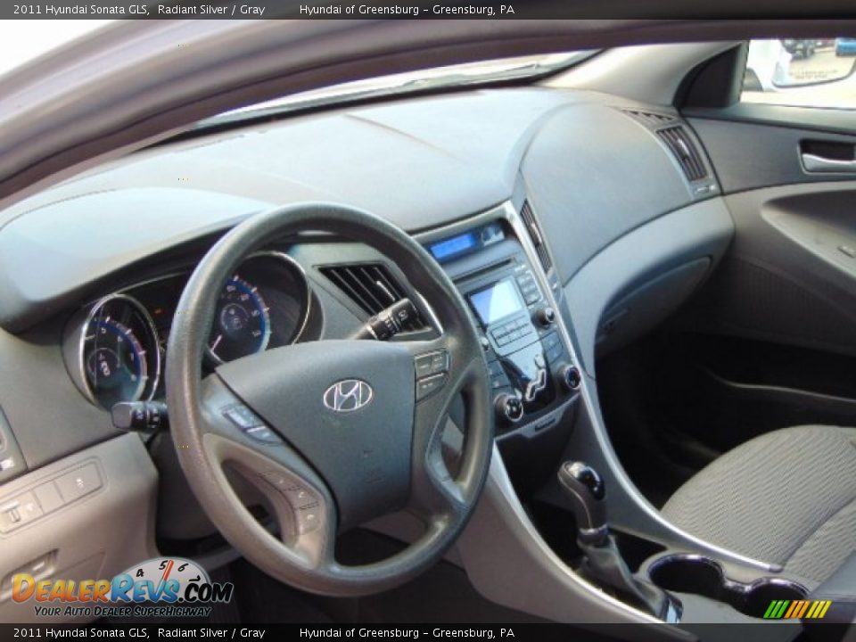2011 Hyundai Sonata GLS Radiant Silver / Gray Photo #10