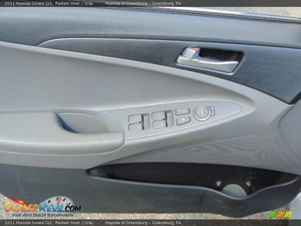 2011 Hyundai Sonata GLS Radiant Silver / Gray Photo #11
