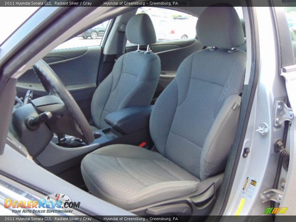 2011 Hyundai Sonata GLS Radiant Silver / Gray Photo #12