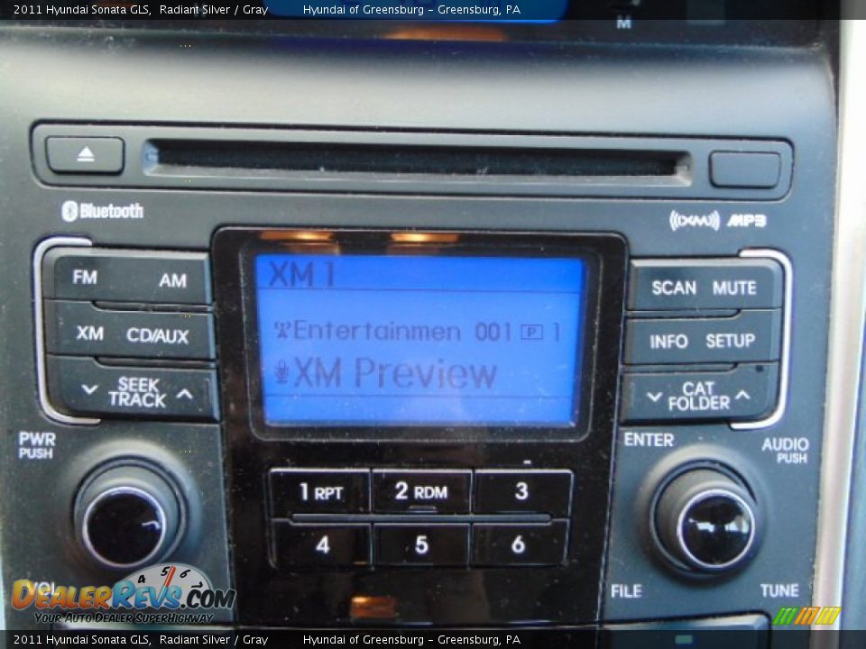 2011 Hyundai Sonata GLS Radiant Silver / Gray Photo #15