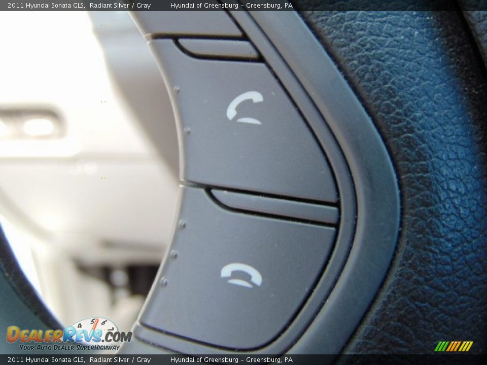 2011 Hyundai Sonata GLS Radiant Silver / Gray Photo #17