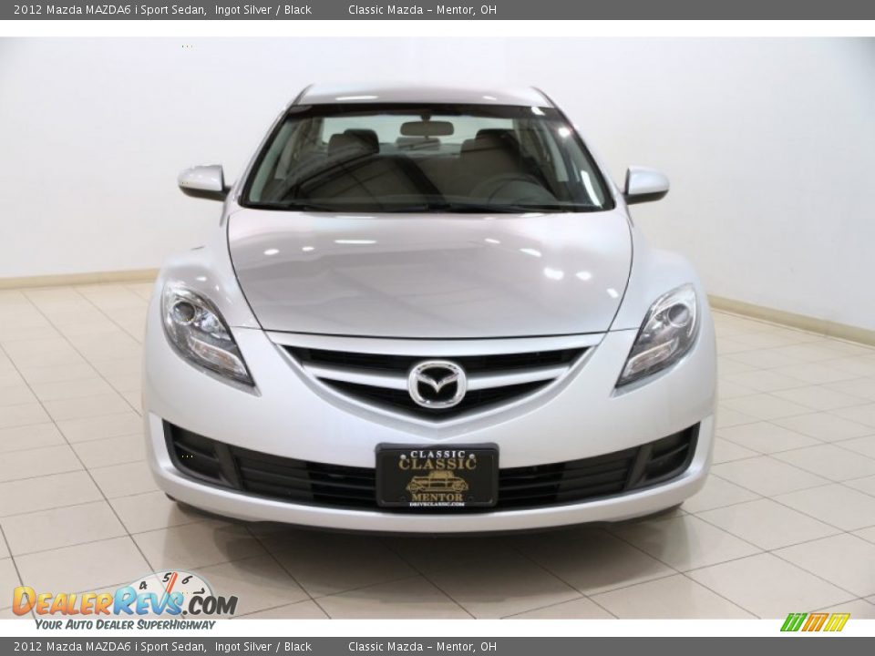 2012 Mazda MAZDA6 i Sport Sedan Ingot Silver / Black Photo #2