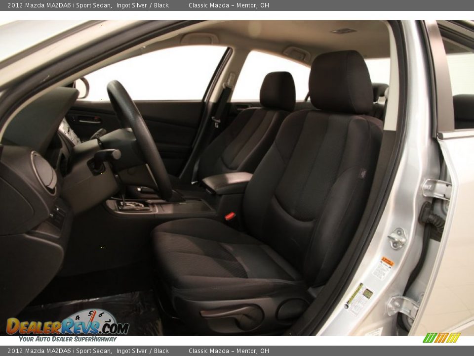 2012 Mazda MAZDA6 i Sport Sedan Ingot Silver / Black Photo #5