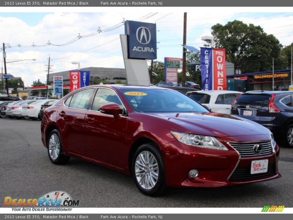 2013 Lexus ES 350 Matador Red Mica / Black Photo #1