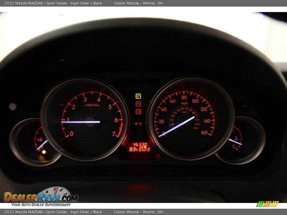 2012 Mazda MAZDA6 i Sport Sedan Ingot Silver / Black Photo #6