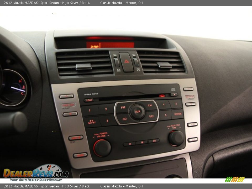 2012 Mazda MAZDA6 i Sport Sedan Ingot Silver / Black Photo #7