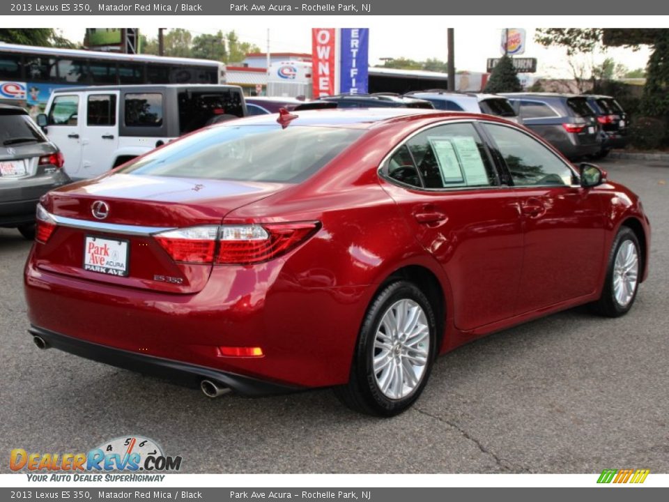 2013 Lexus ES 350 Matador Red Mica / Black Photo #3