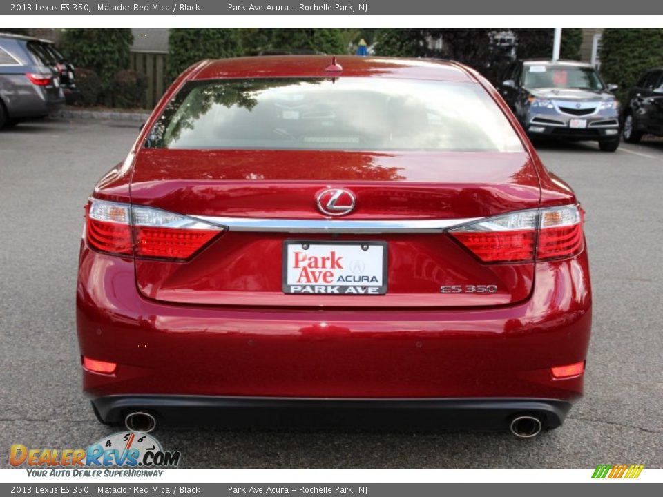 2013 Lexus ES 350 Matador Red Mica / Black Photo #4