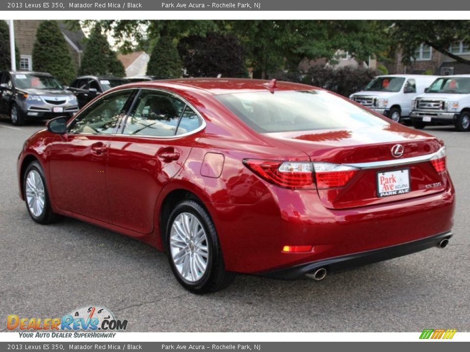 2013 Lexus ES 350 Matador Red Mica / Black Photo #5