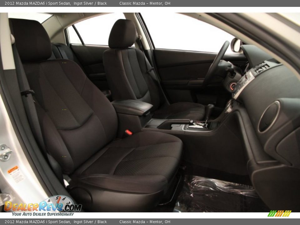 2012 Mazda MAZDA6 i Sport Sedan Ingot Silver / Black Photo #11