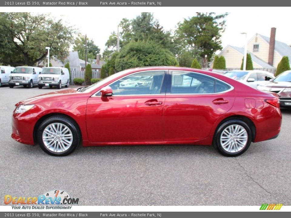 2013 Lexus ES 350 Matador Red Mica / Black Photo #6
