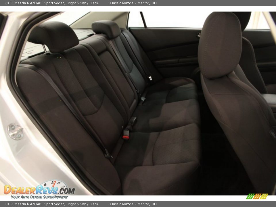 2012 Mazda MAZDA6 i Sport Sedan Ingot Silver / Black Photo #12