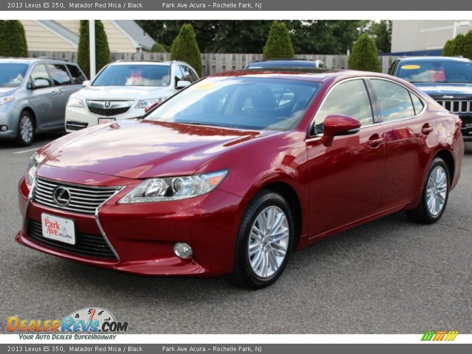2013 Lexus ES 350 Matador Red Mica / Black Photo #7